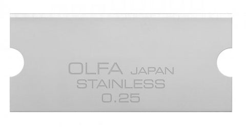 Olfa 40mm Stainless steel replacement blades for GSR-2 Pack of 6 (OLFGSB2S6B)