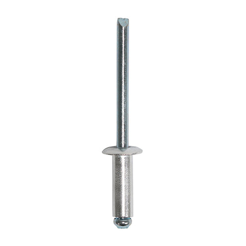 Flange Head - Aluminium 4.8 x 25