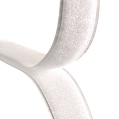 Self Adhesive 20mm Hook White 20 Metre Roll