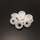 Snapcaps Screw Covers & Flat Bottom Washers White 6/8 Gloss - Pack of 25