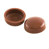 Snapcaps Screw Covers & Flat Bottom Washers Chocolate 6/8 Gloss - Pack of 25