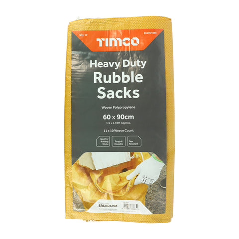 Rubble Sacks - Heavy Duty 60 x 90cm pack of 10
