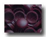 Snapcaps Screw Covers & Flat Bottom Washers Burgundy 6/8 Gloss - Pack of 25
