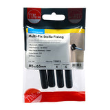 Stella Fixings TX Pan - Black M5 x 65