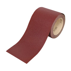 Sandpaper Roll - 80 Grit - Red 115mm x 10m