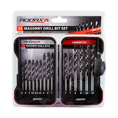 Masonry Drill Bit Set 15pc