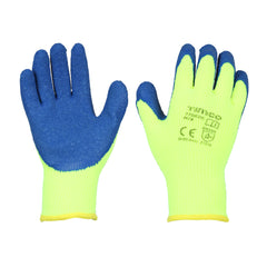 Warm Grip Gloves - Crinkle Latex Coated Polyester Medium