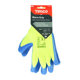 Warm Grip Gloves - Crinkle Latex Coated Polyester Medium