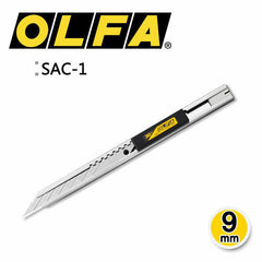 Olfa Slimline stainless steel 9mm graphics cutter SAC-1