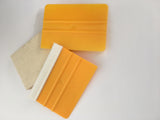 Snapfix Starter Triple Pack Squeegees (1 Snapfix strong plastic Squeegee.  1 Snapfix felt edge water resistant Squeegee.  1 Felt block 8mm Squeegee)