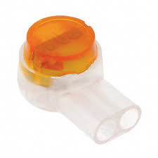 Presslok (now Corning, formerly 3M Scotchlok) Orange Connectors 2 Pin UY2 (Pack of 100)